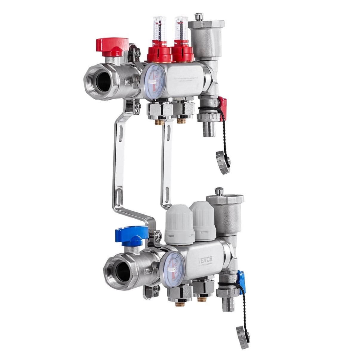 VEVOR 7012-25-02-00-NPT 2-Branch Radiant Heat Manifold - Image 2