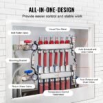 VEVOR 7012-25-06-00-NPT 6-Branch Radiant Heat Manifold - Image 10