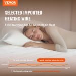 VEVOR HLMP-CF-NFI-T Heated Mattress Pad 39x75 - Image 12
