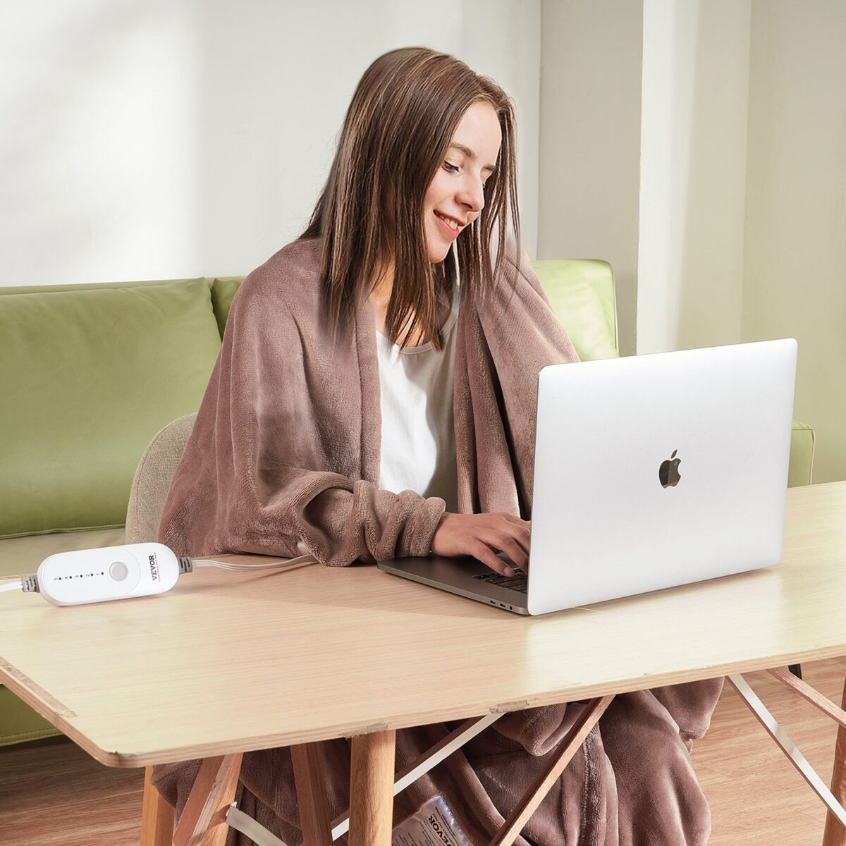 VEVOR HLB-NFI-KF Heated Blanket Electric Throw, 100" x 90" King Size - Image 6