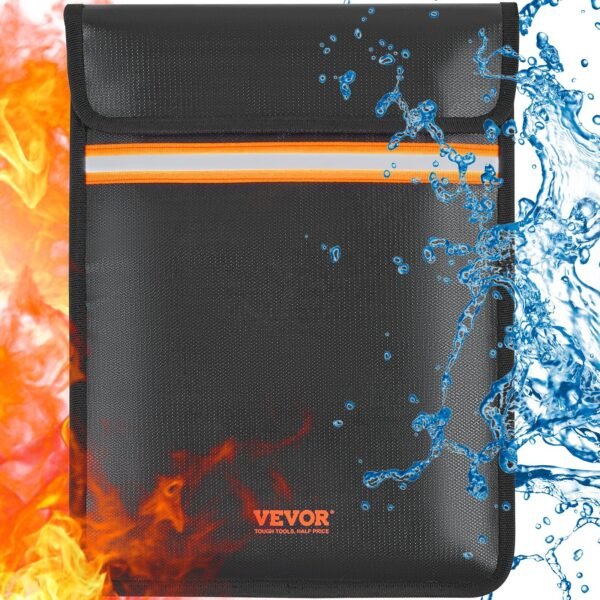 VEVOR YX20230216-004 Fireproof Document Bag, 15"x11"