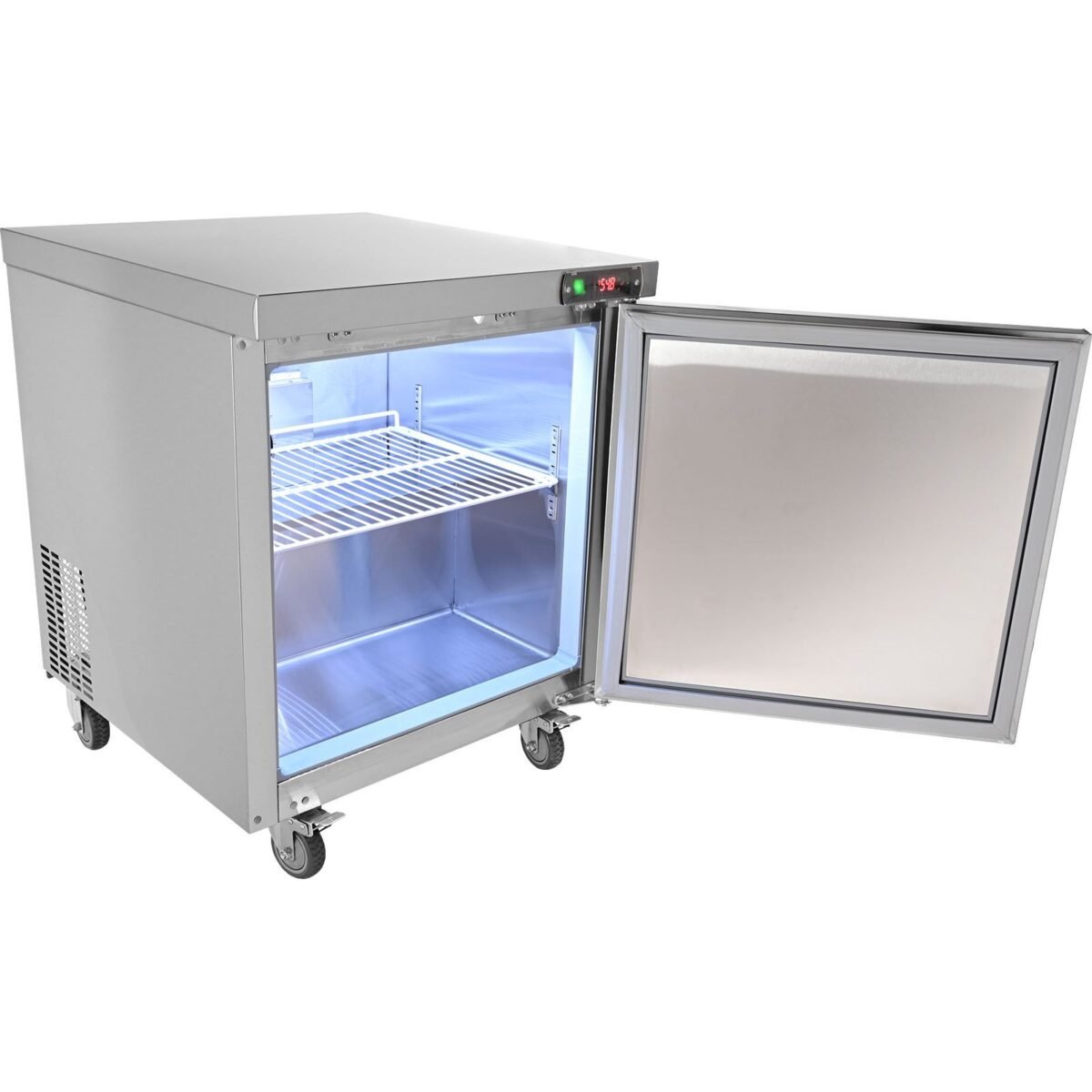 VEVOR KTR-27B Commercial Undercounter Worktop Refrigerator Refrigerator, 28" - Image 4