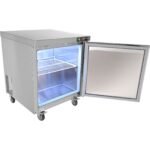 VEVOR KTR-27B Commercial Undercounter Worktop Refrigerator Refrigerator, 28" - Image 4