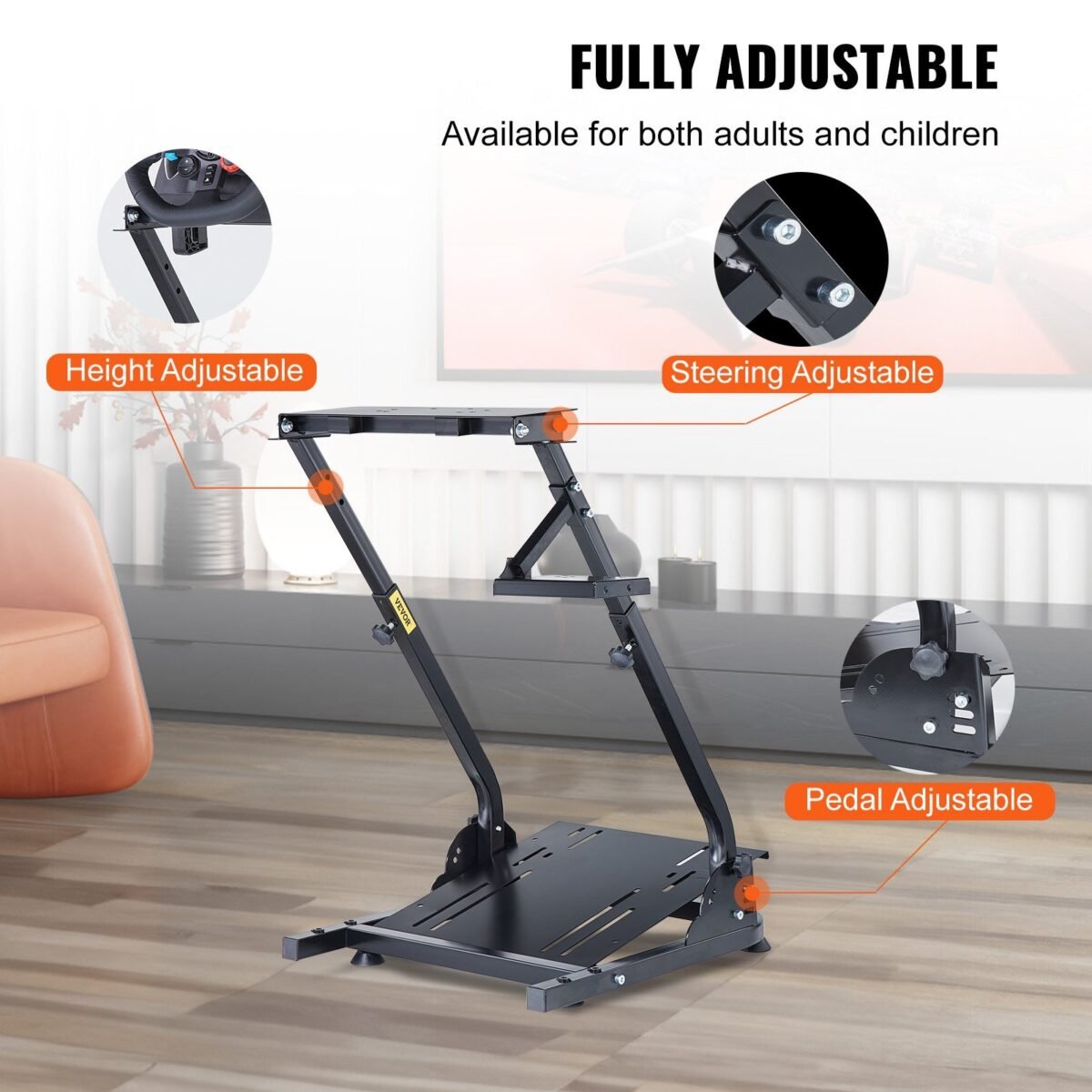 VEVOR G920ZDJ Racing Simulator Steering Wheel Stand - Image 11