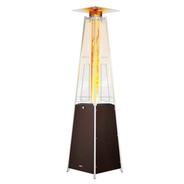 VEVOR PYRAMID SQUARE Propane Patio Heater Silver