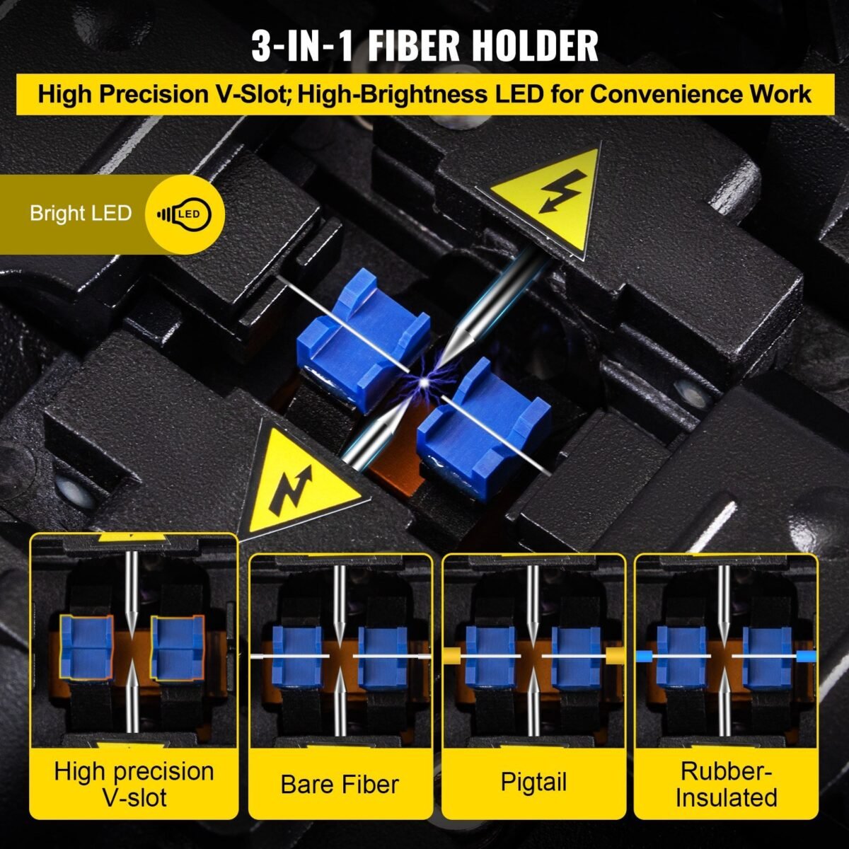 VEVOR FL-2310 Power Meter / FL-210 Fiber Cleaver Fiber Fusion Splicer - Image 10