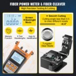 VEVOR FL-2310 Power Meter / FL-210 Fiber Cleaver Fiber Fusion Splicer - Image 9