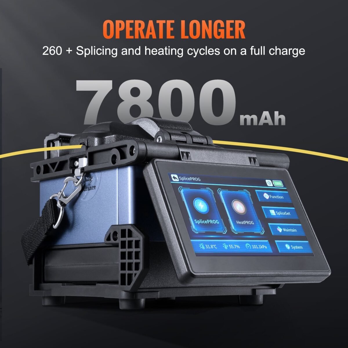 VEVOR ALK-T7 Fiber Fusion Splicer 6 Motors - Image 11