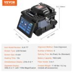 VEVOR ALK-T7 Fiber Fusion Splicer 6 Motors - Image 7