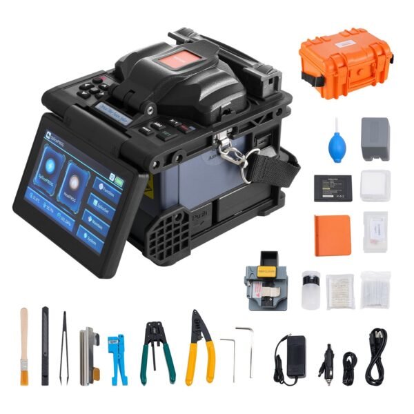 VEVOR ALK-T7 Fiber Fusion Splicer 6 Motors