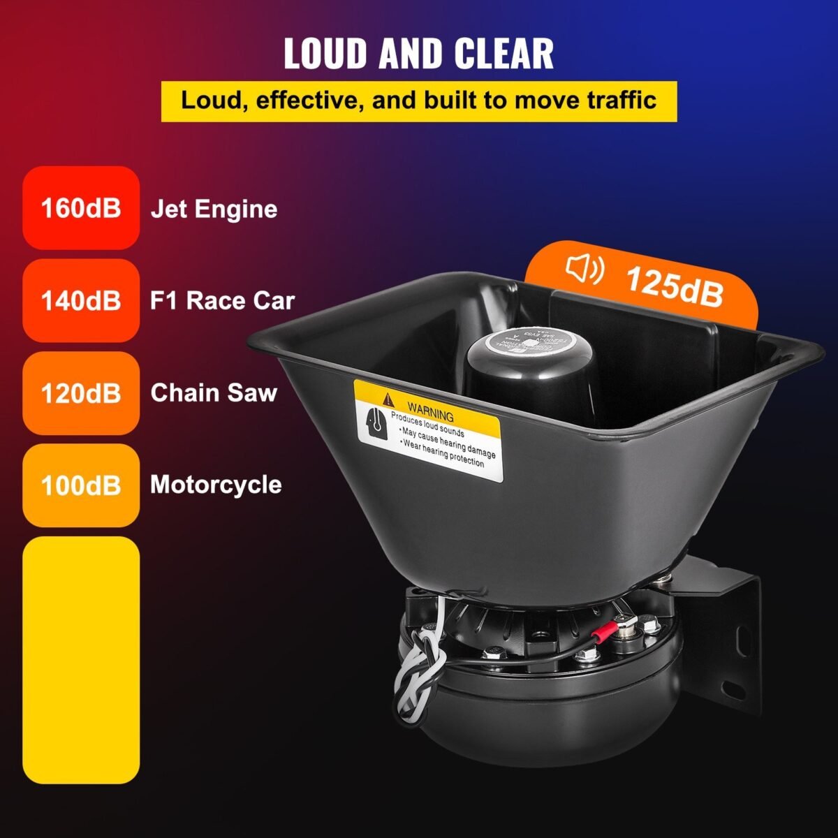 VEVOR 200W Car Warning Alarm - Image 11