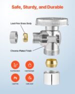 VEVOR JF-07 10-Pack Angle Stop Valve - Image 12