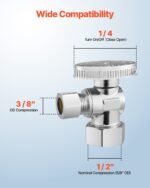 VEVOR JF-07 10-Pack Angle Stop Valve - Image 10