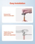 VEVOR JF-18 10 Pack Angle Stop Valve - Image 9