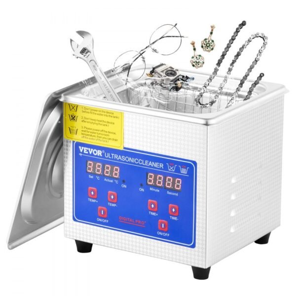VEVOR-1.3L Professional 60W Ultrasonic Cleaner