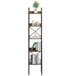 VEVOR YJX-BS002 Metal Bookshelf Rustic Bookshelf 5-Tier - Image 4