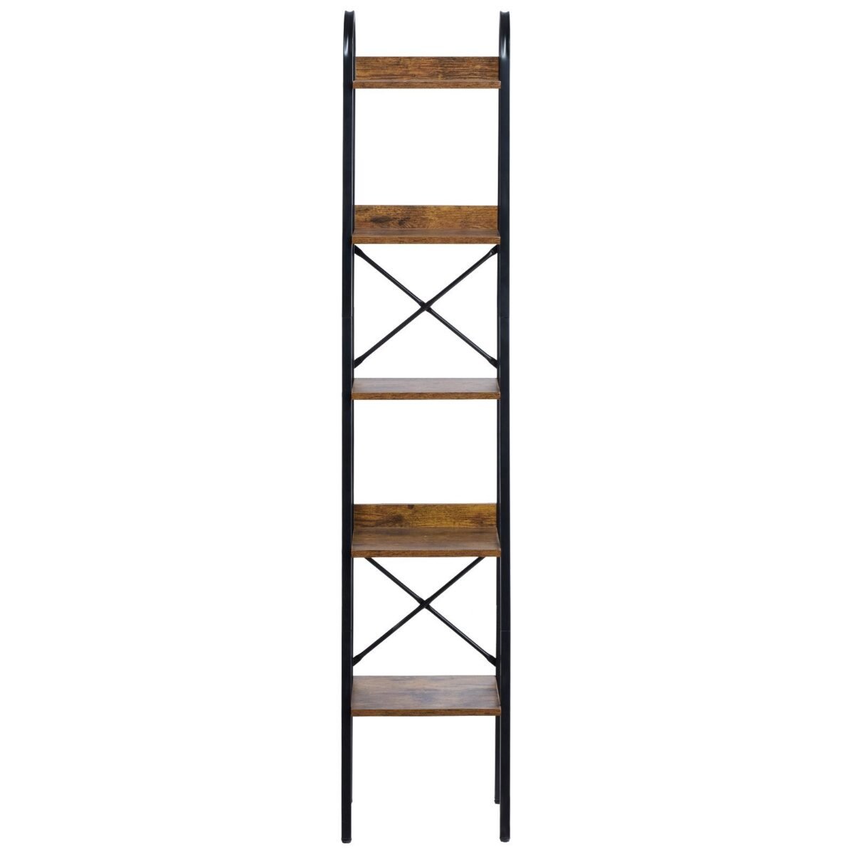 VEVOR YJX-BS002 Metal Bookshelf Rustic Bookshelf 5-Tier - Image 5