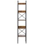 VEVOR YJX-BS002 Metal Bookshelf Rustic Bookshelf 5-Tier - Image 5