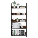 VEVOR C240729W-01 Metal Bookshelf Rustic Bookcase 5-Tier - Image 4