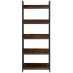VEVOR C240729W-03 Metal Bookshelf Open Bookshelf 5-Tier - Image 5