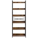 VEVOR YJX-BS003 Metal Bookshelf Rustic Bookshelf 6-Tier - Image 5
