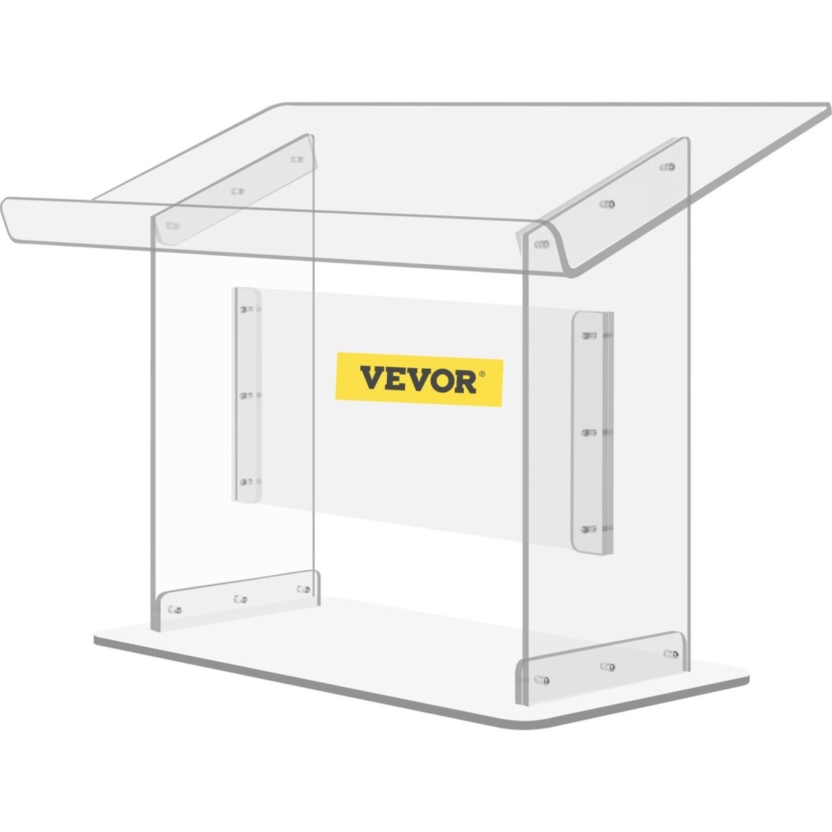 VEVOR Tabletop Acrylic Podium 19.5" Tall - Image 4