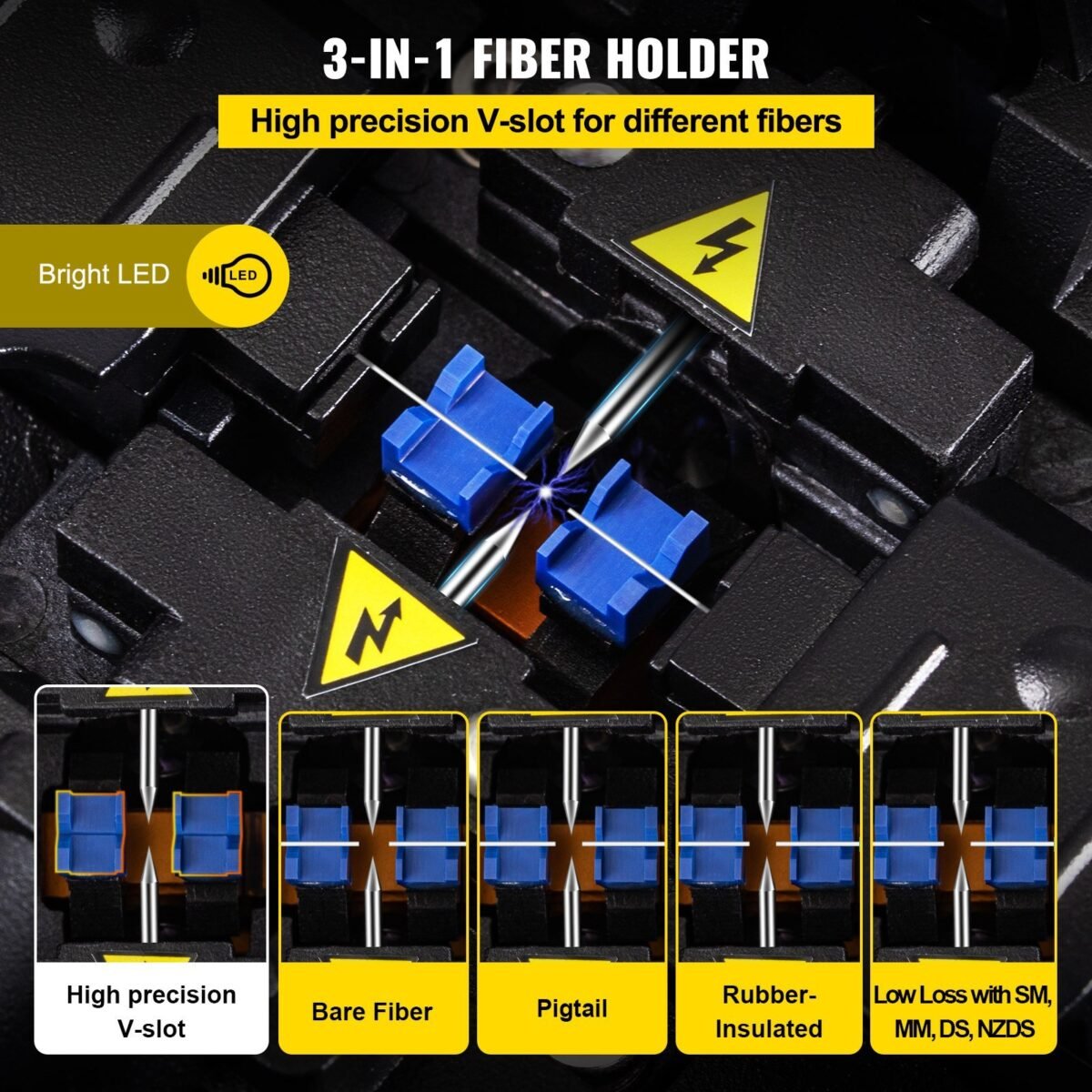 VEVOR JW4108S Fiber Fusion Splicer - Image 10