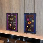 VEVOR A34 Wall-mounted 3040 LED Message Writing Board, 16"x12" Illuminated Erasable Lighted Chalkboard, Neon Effect Menu Sign Board, Drawing Board with 8 Fluorescent Chalk Markers and Remote Control, for Home Wedding Shop - Image 6