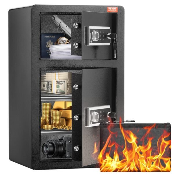 VEVOR SS-700SM Double Door 4.5 cu.ft Safe Box