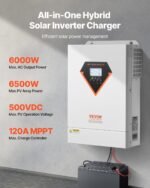 VEVOR EM6200-48L Hybrid Solar Inverter Charger 6000W - Image 12