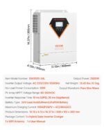VEVOR EM3500-24L  Hybrid Solar Inverter Charger 3500W - Image 7