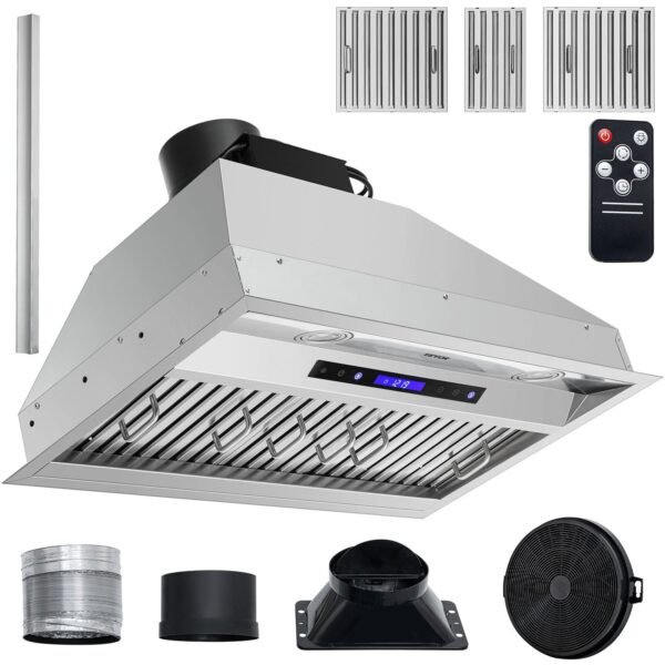 VEVOR E70-30-SS Insert Range Hood, 900CFM