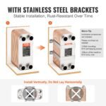 VEVOR EATB28-80 Heat Exchanger, 5"x 12" 80 Plates - Image 8