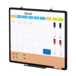 VEVOR A210-1824CPW Cork Board for Walls, Double-Sided Cork 24" x 18" Bulletin Board Vision Board, Push Pin Board with Framed for Office Home and School - Image 3