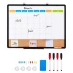 VEVOR A210-1824CPW Cork Board for Walls, Double-Sided Cork 24" x 18" Bulletin Board Vision Board, Push Pin Board with Framed for Office Home and School - Image 5