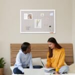 VEVOR MPL-2030 30"x20" White Cork Board with Linen Surface – Stylish Wall-Mounted Bulletin Board for Home, School, Office – Elegant & Functional Noticeboard - Image 6