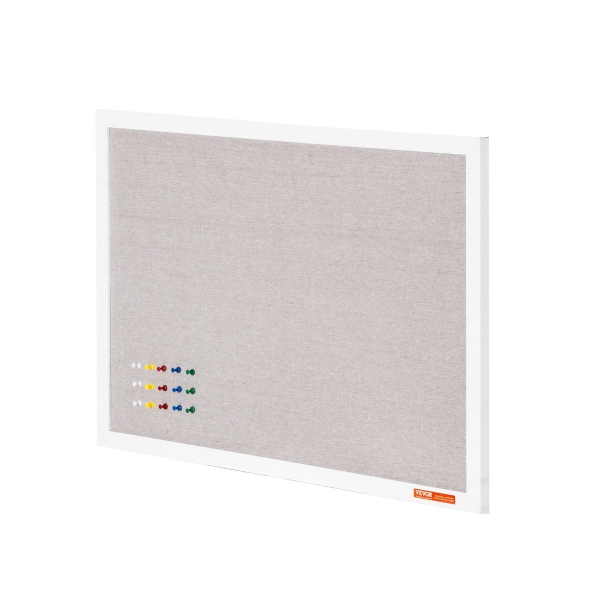 VEVOR MPL-2030 30"x20" White Cork Board with Linen Surface – Stylish Wall-Mounted Bulletin Board for Home, School, Office – Elegant & Functional Noticeboard - Image 3
