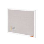 VEVOR MPL-2030 30"x20" White Cork Board with Linen Surface – Stylish Wall-Mounted Bulletin Board for Home, School, Office – Elegant & Functional Noticeboard - Image 3