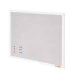 VEVOR CCB-2436 36"x24" White Cork Board with Linen Surface – Stylish Wall-Mounted Bulletin Board for Home, School, Office – Elegant & Functional Noticeboard - Image 3
