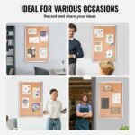 VEVOR CCB-2436 36"x24" Enclosed Cork Board with Aluminum Frame – Lockable Bulletin Board with Acrylic Door & 2 Keys – Weather-Resistant Wall Display Case for School, Home, Office - Image 8