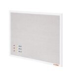 VEVOR MPL-4836 48"x36" White Cork Board with Linen Surface Wall-Mounted Bulletin Board - Image 3