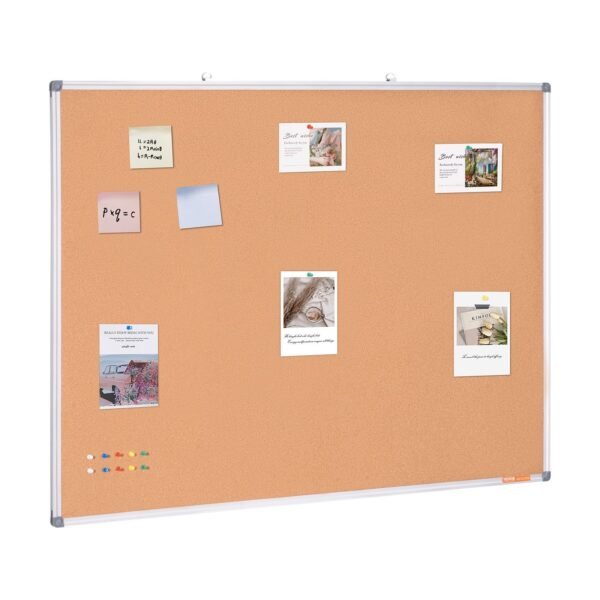 VEVOR A01C-4836 48"x36" Large Cork Board – Wall-Mounted Bulletin Board with Pin Board – Perfect for School, Home, Office