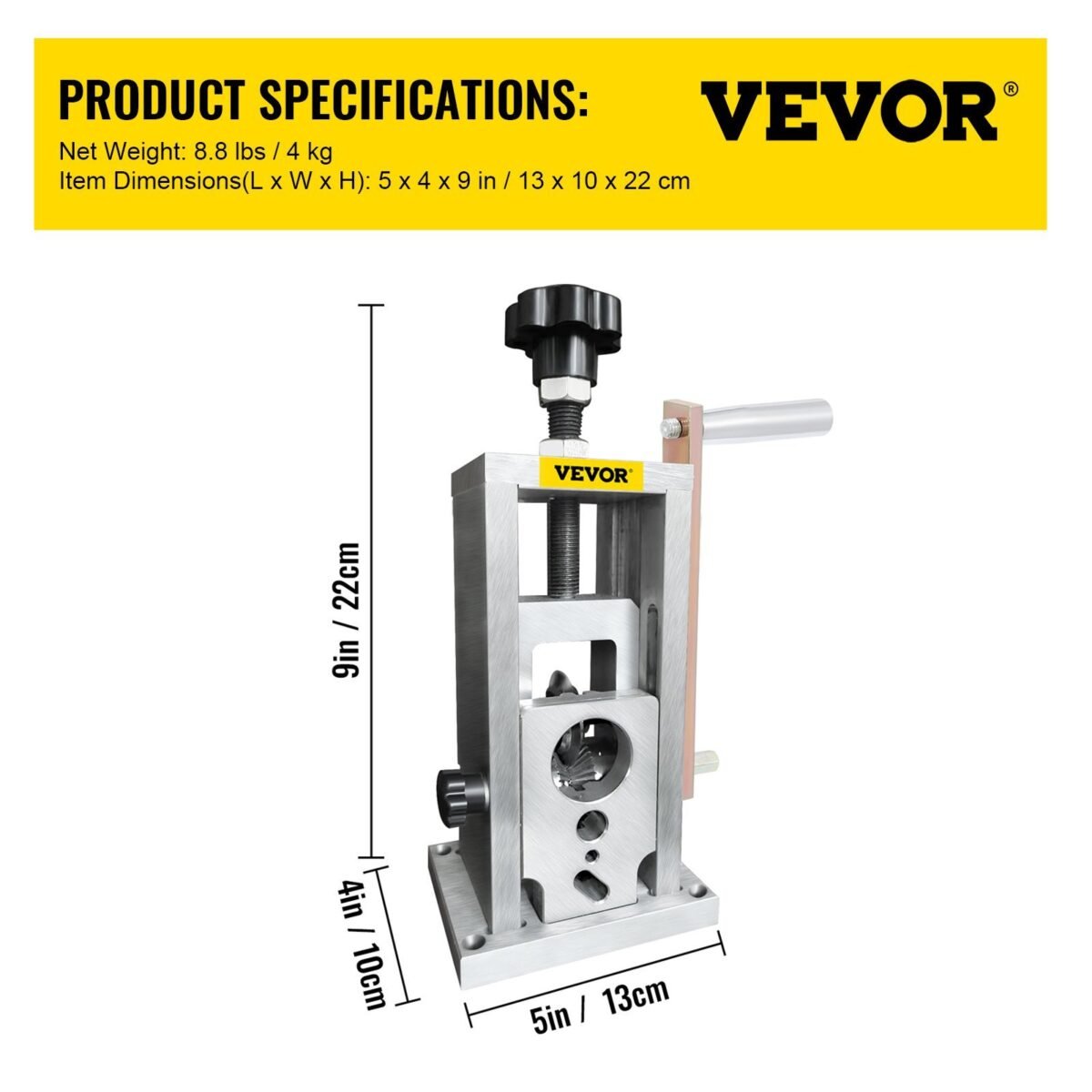 VEVOR Wire Stripping Machine, 0.06-1.57 inches - Image 7