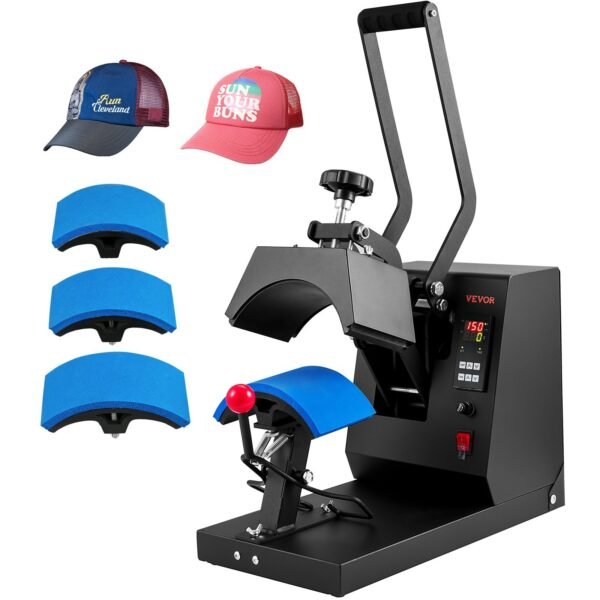 VEVOR TLM2310-4S Hat Heat Press, 4-in-1