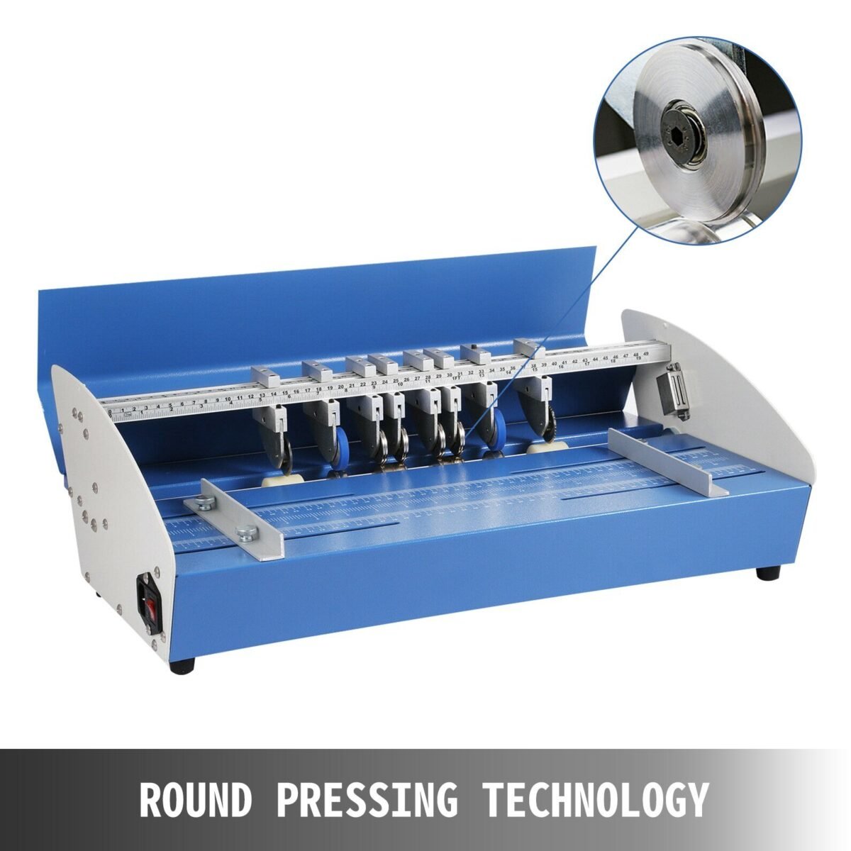 VEVOR Electric Creasing Machine 21 Inch Paper Creasing Scoring Machine 3 in 1 Creasing Machine with Heavy Duty Metal Present Multi-function - Image 10