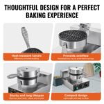 VEVOR HT-1 Commercial Waffle Maker - Image 9