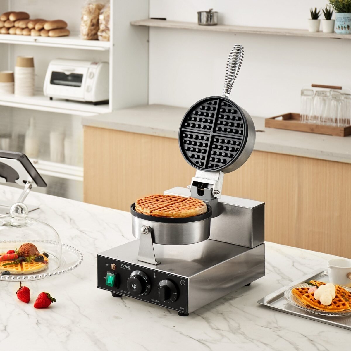 VEVOR HT-1 Commercial Waffle Maker - Image 6