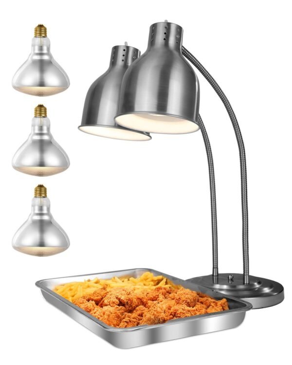 VEVOR E909 Commercial Food Heat Lamp 2-head