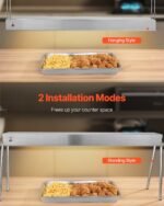 VEVOR E861 Commercial Food Heat Lamp 750W - Image 11
