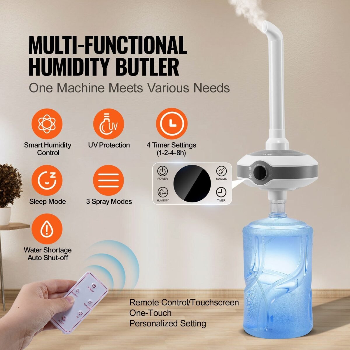 VEVOR WT-2026 Humidifier for Large Room 1291.7 sq ft - Image 10